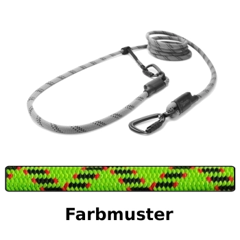 EASYLONG Hundeleine TWIST - L - 3m - grüner Python